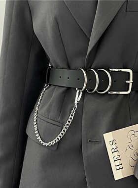 Punk Style Leather Belt Women Street Fashion for Sweet and