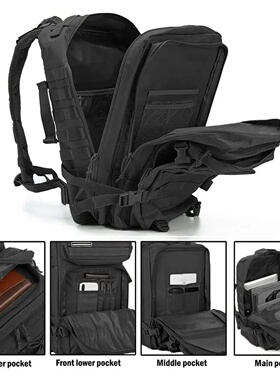 45L/25L Tactical Backpack Men's Travel Large Capacity Rucks