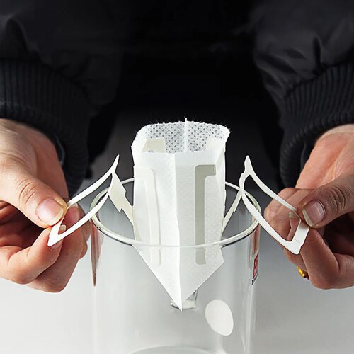 50/100 pcs Coffee Filter Bags Disposable Drip Coffee Paper - 图0