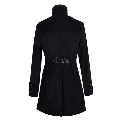 Приталенный плащ, модная демисезонная куртка, в стиле панк