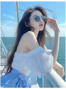 看海美女自粘贴海报贴纸防水带背胶房间卧室墙面装饰遮瑕防水贴纸