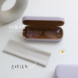 Японские брендовые портативные солнцезащитные очки, коробка для хранения, простой и элегантный дизайн