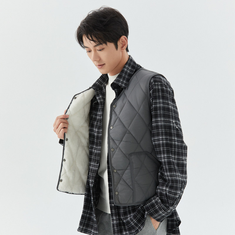 秋冬羽绒棉马甲男加绒加厚打底保暖背心内胆坎肩内穿休闲学生马夹,淘宝优惠券,粉丝福利购,淘宝优惠卷