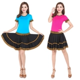 涪舞 Летний танцующий комплект для пожилых людей, коллекция 2022, короткий рукав, для среднего возраста