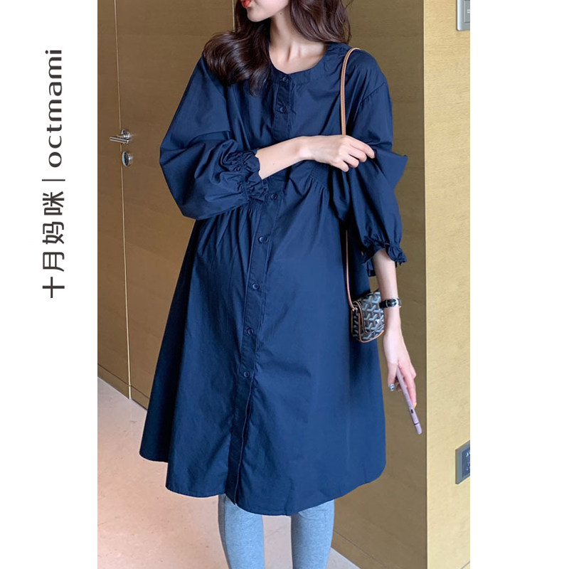 【新品】十月妈咪孕妇春装休闲连衣裙 十月妈咪母婴专营连衣裙