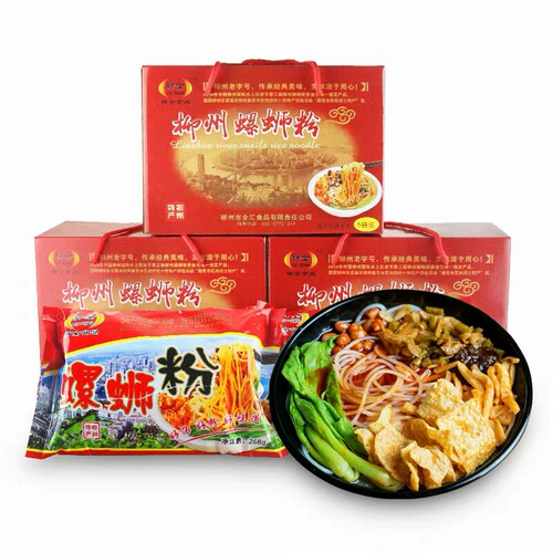 柳全螺蛳粉268g*5袋装广西柳州特产香辣螺狮粉正宗螺丝粉夜宵米粉 - 图3