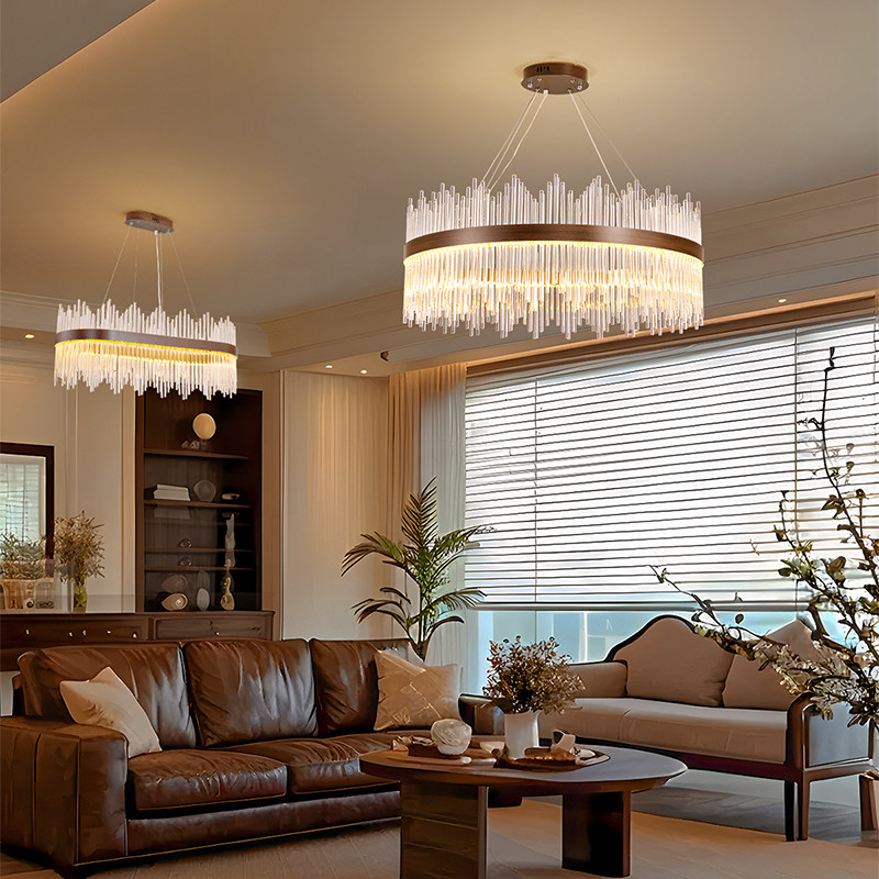 大气轻奢水晶吊灯客厅灯简约现代主卧室餐厅灯具套餐组合2025新款,淘宝优惠券,粉丝福利购,淘宝优惠卷
