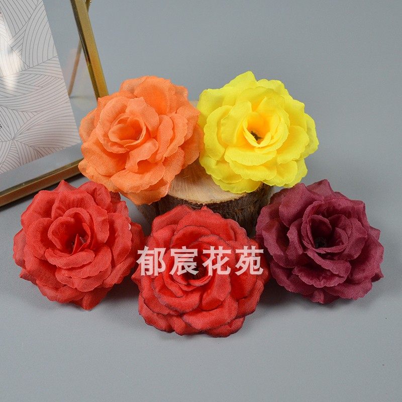 仿真8cm玫瑰花朵花墙玫瑰花头假花仿真玫瑰花diy花球婚庆绣球路引,淘宝优惠券,粉丝福利购,淘宝优惠卷