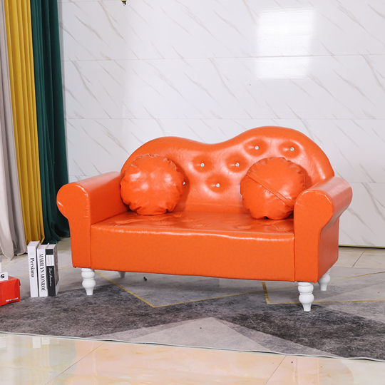 现代简约欧式简易布艺小户型卧室阳台服装店铺单人双人三人小沙发