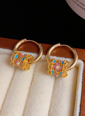 小众轻奢高级感滴油镂空万花筒珍珠项链女气质时尚百搭锁骨链批发