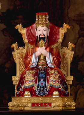 玉帝王母西王母树脂供奉摆件