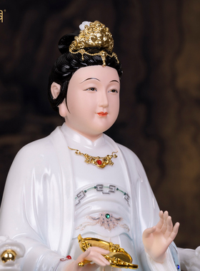 四大家族常仙太奶树脂佛堂摆件