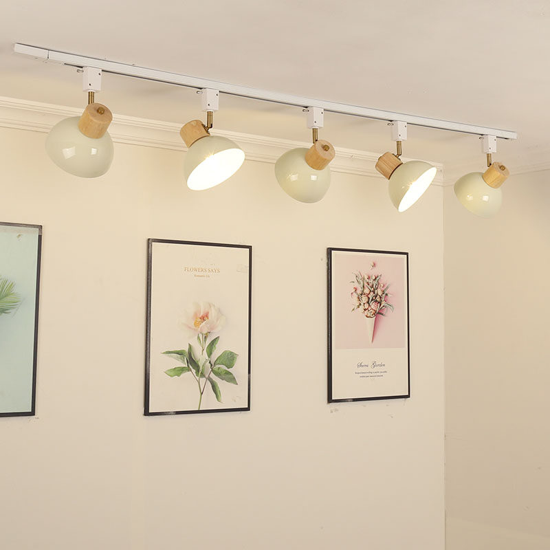 日式原木轨道灯护眼客厅餐厅卧室新款奶油风商用补光散光导轨射灯,淘宝优惠券,粉丝福利购,淘宝优惠卷