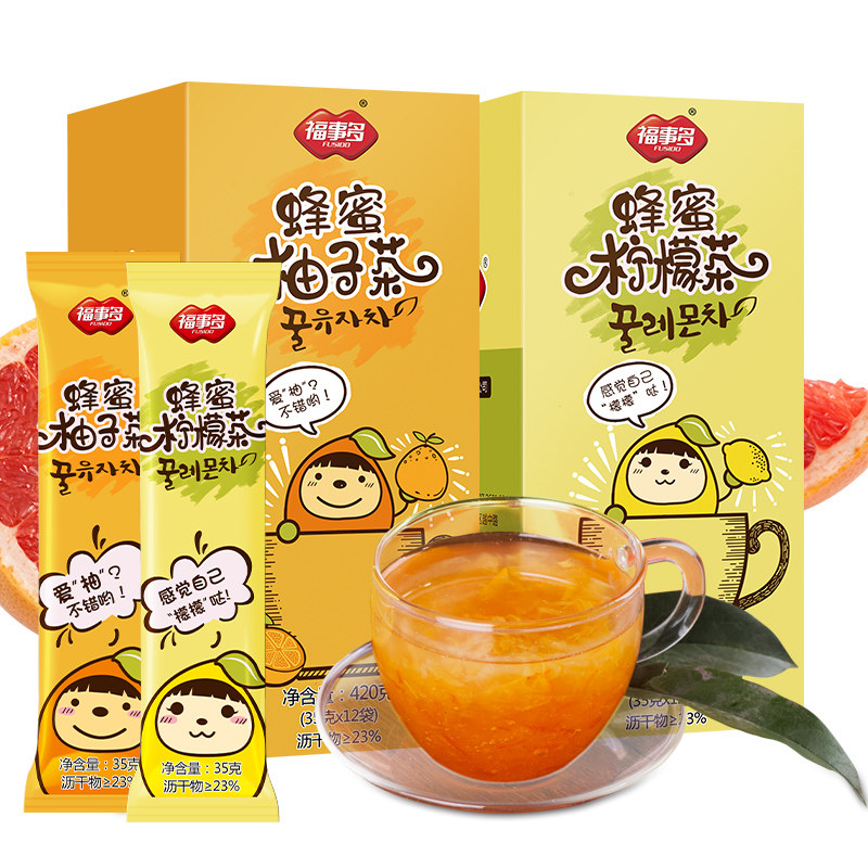  福事多蜂蜜果味茶