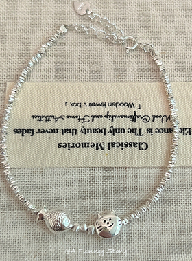 AFunnyStory女S925银可爱手链