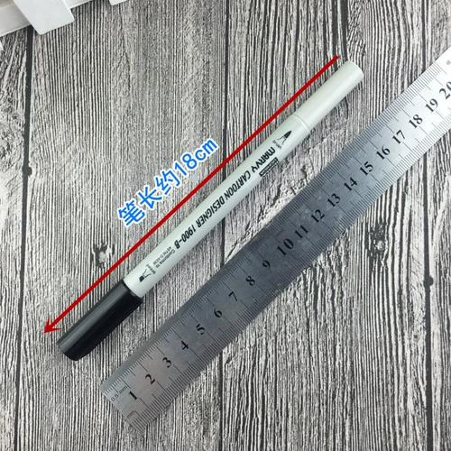 Японский маркер, дизайнерские комиксы, художественная профессиональная татуировка, ручная роспись, 12 цветов