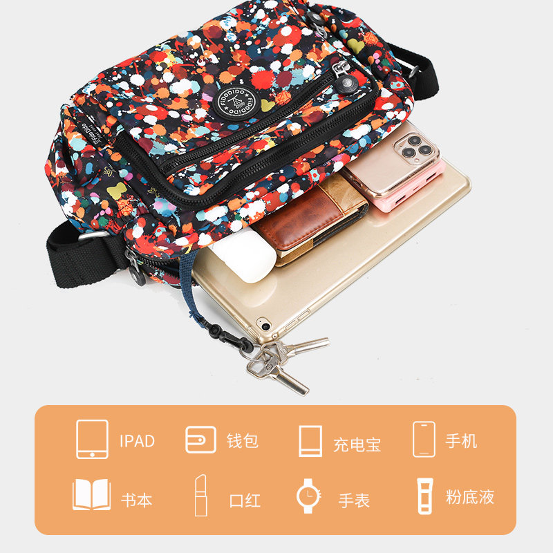 菲都狄都帆布包女妈妈休闲单肩包 fidodido女士包袋