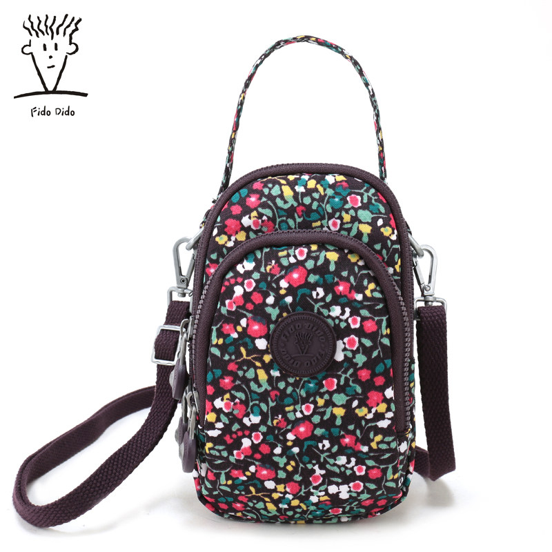 菲都狄都女士零钱手机包迷你单肩包 fidodido女士包袋