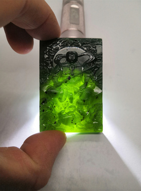 泰山玉真武大帝北极镇魔吊坠