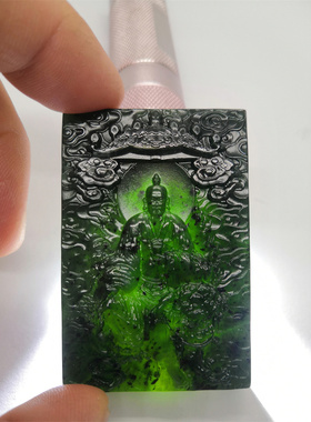 太乙救苦天尊吊坠道家饰品泰山玉