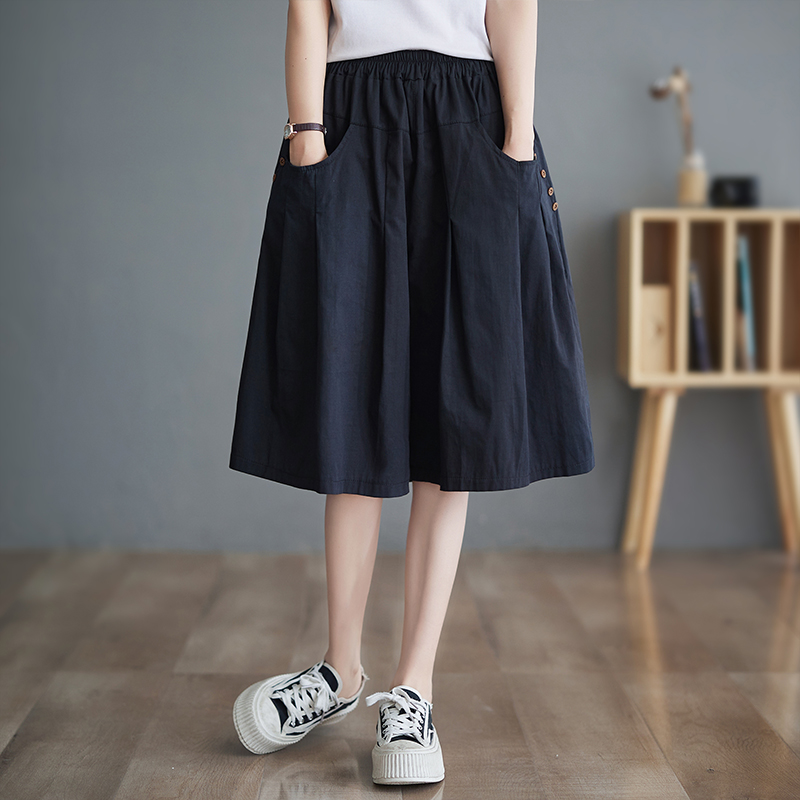 大码胖mm显瘦宽松阔腿五分裤子女士夏季薄款短裤休闲直筒百搭中裤,淘宝优惠券,粉丝福利购,淘宝优惠卷