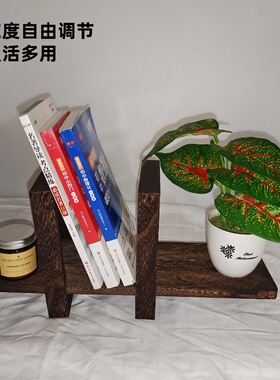 桌面简易书架学生用实木可移动