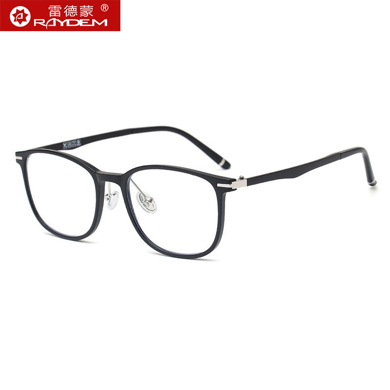 Myopia glasses frame, anti-radiation, anti-blue light, discoloration, flat light