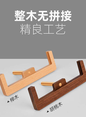 简约拍立得相框高级感胡桃木摆台