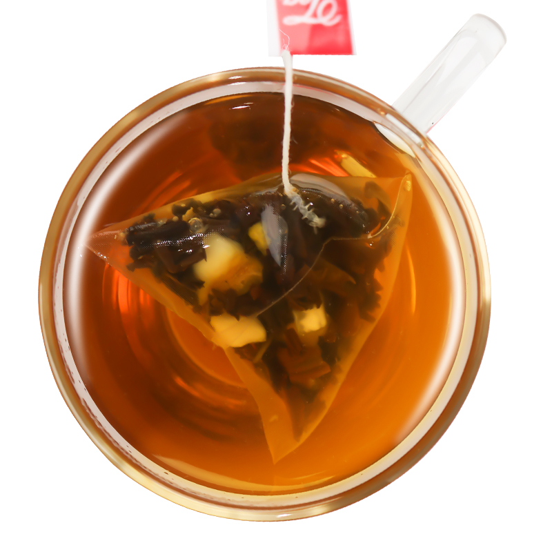 天助我也茶叶旗舰店买1送1共40包柠檬红茶茶包三角袋泡茶叶柠檬片茶茶红茶奶茶店专用2