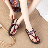 Этническая пляжная обувь, сандалии, нескользящие слайдеры, стиль бохо, этнический стиль, коллекция 2023