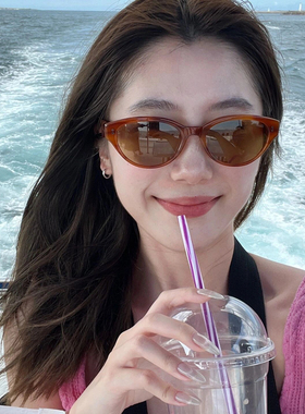 野良防紫外线猫眼可配近视太阳镜