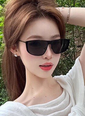 Y2K高级感太阳镜显脸小墨镜