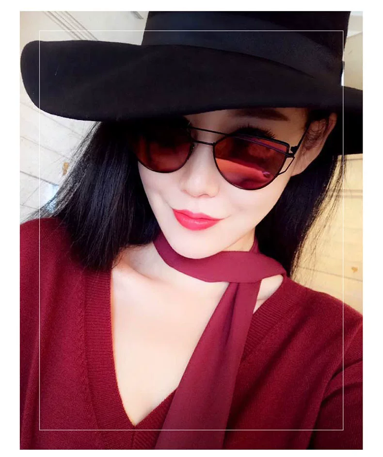 Universal retroreflective sunglasses for men and women, internet celebrity