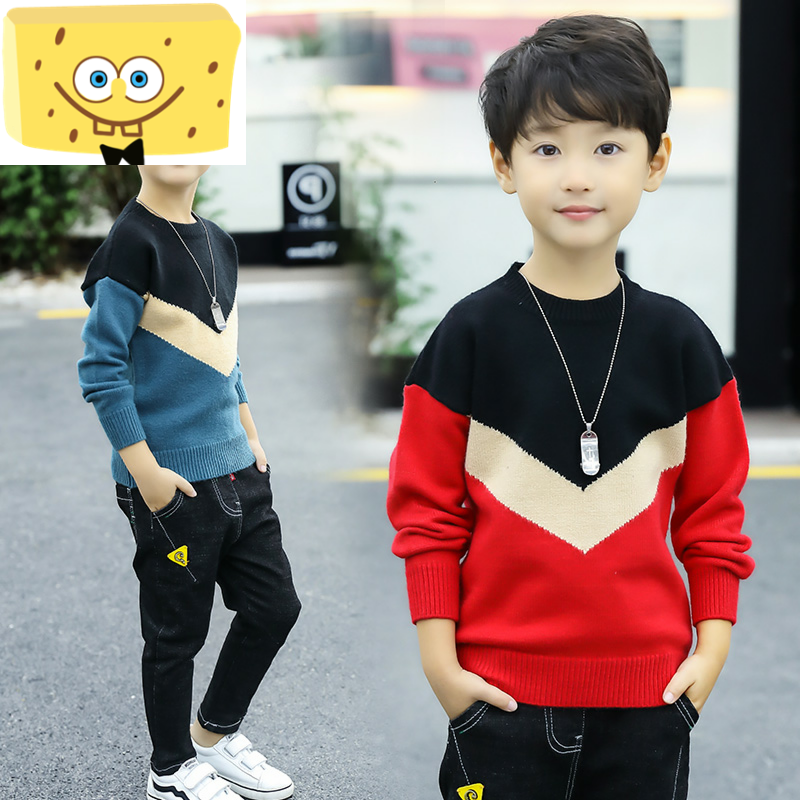 童装男童秋冬装毛衣外套小学生帅气 ogto欧加图其它