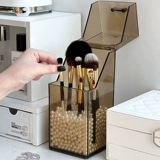 Настольная косметическая коробка для хранения, туалетный столик, помада, блеск для губ, карандаш для бровей, изысканный стиль
