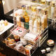Internet celebrity transparent dust-proof cosmetics storage box