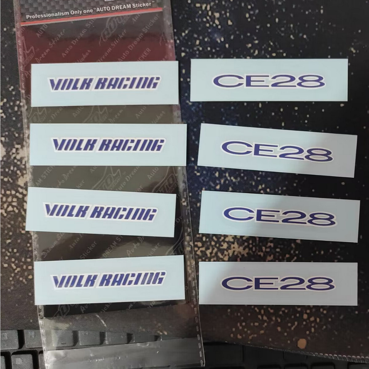 RAYS CE28轮毂贴纸装饰贴Volk Racing CE28改装轮毂轮圈装饰贴纸 - 图1