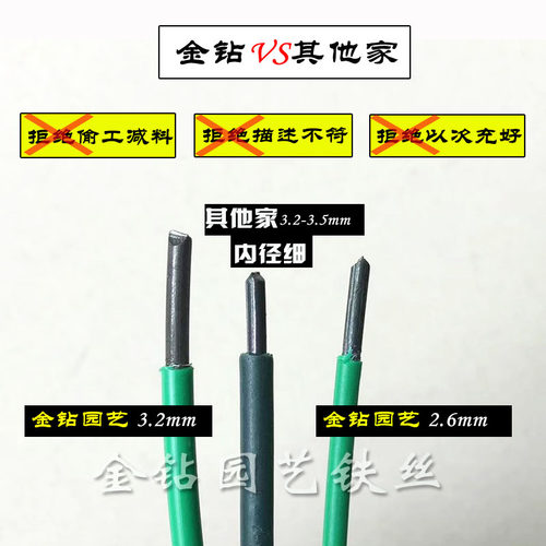 手工园艺包塑铁丝爬藤花支架造型软铁丝盆栽绑扎线包胶带皮铁丝线 - 图1