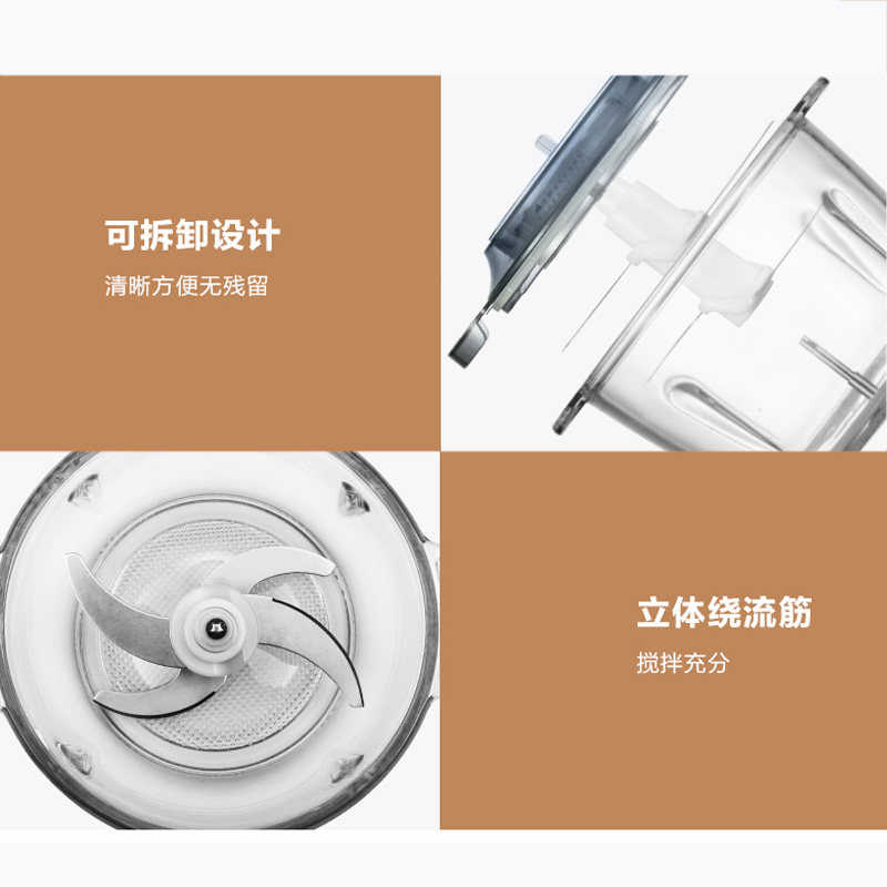美的家用电动小型多功能料理碎肉机 美的天天购绞肉/碎肉/绞菜机