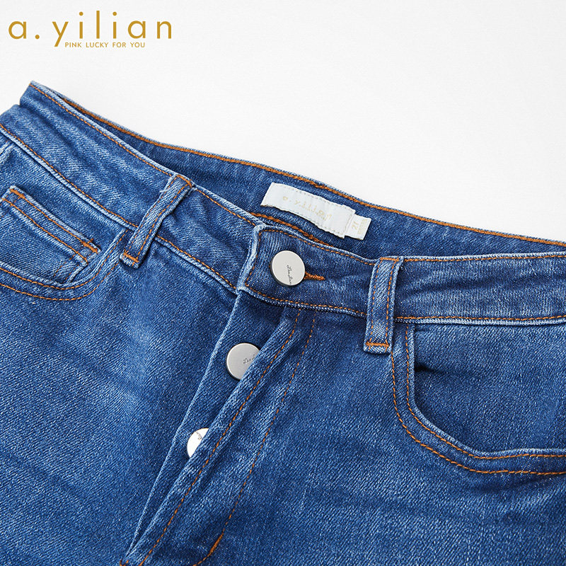 阿依莲2020 ayilian牛仔裤