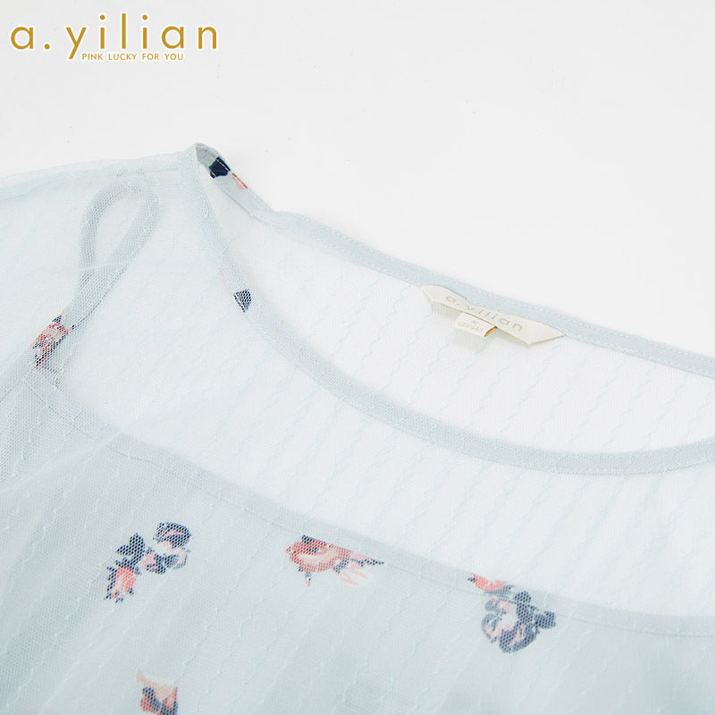 阿依莲2020新款夏季宽松气质连衣裙 ayilian连衣裙