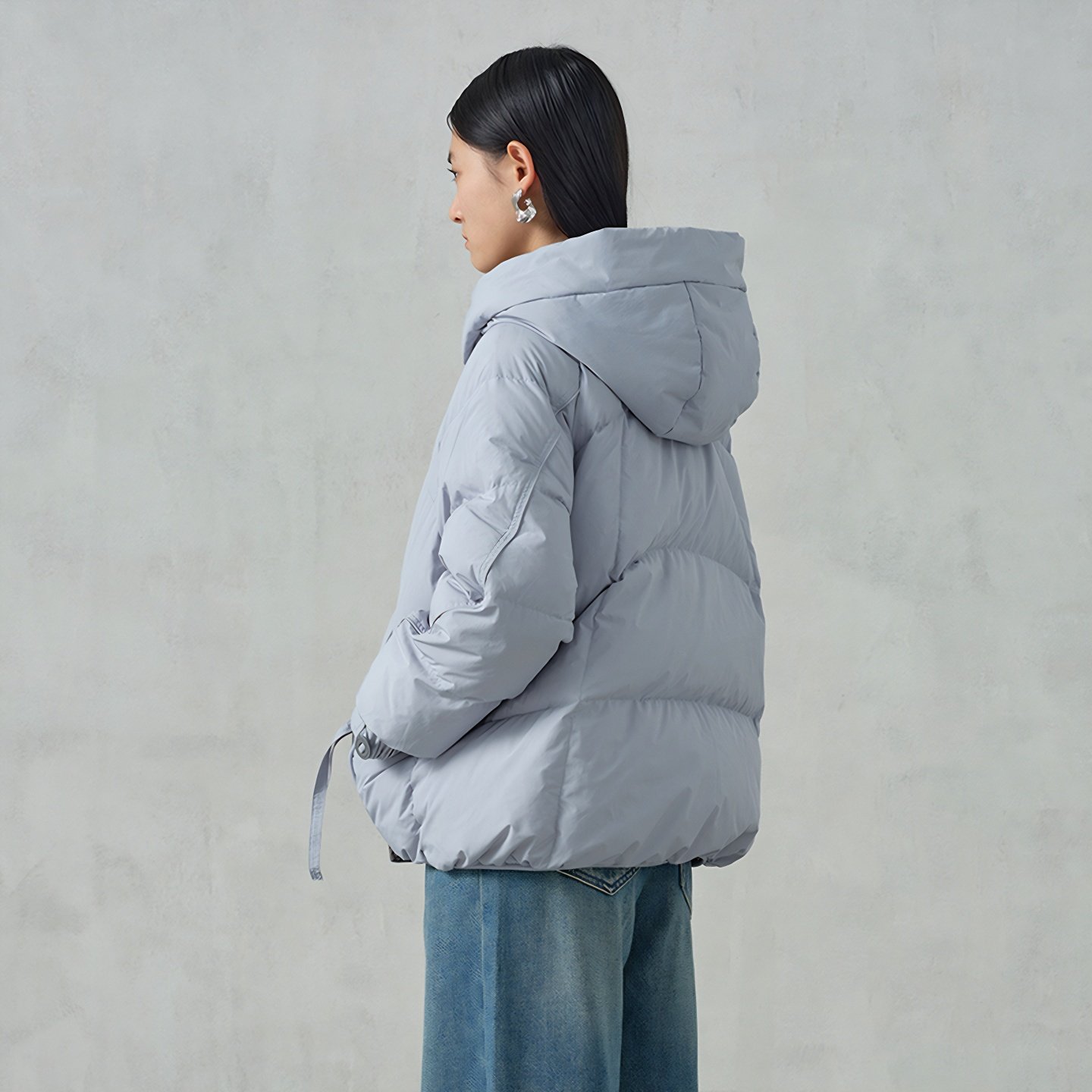 【商场同款】阿依莲时尚连帽短款羽绒服女休闲宽松白鸭绒保暖外套,淘宝优惠券,粉丝福利购,淘宝优惠卷