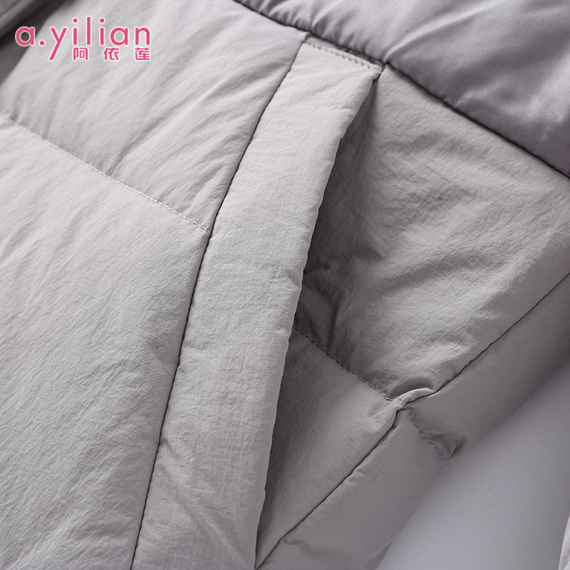 阿依莲2020冬季新款韩版简约羽绒服 ayilian羽绒服