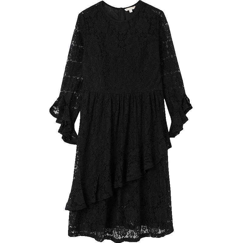 阿依莲2020秋冬装新款女气质连衣裙 ayilian连衣裙