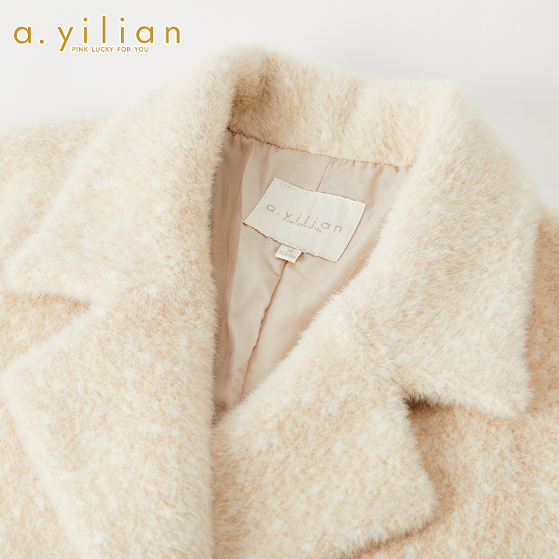 阿依莲2021冬季新款外套韩版上衣 ayilian短外套