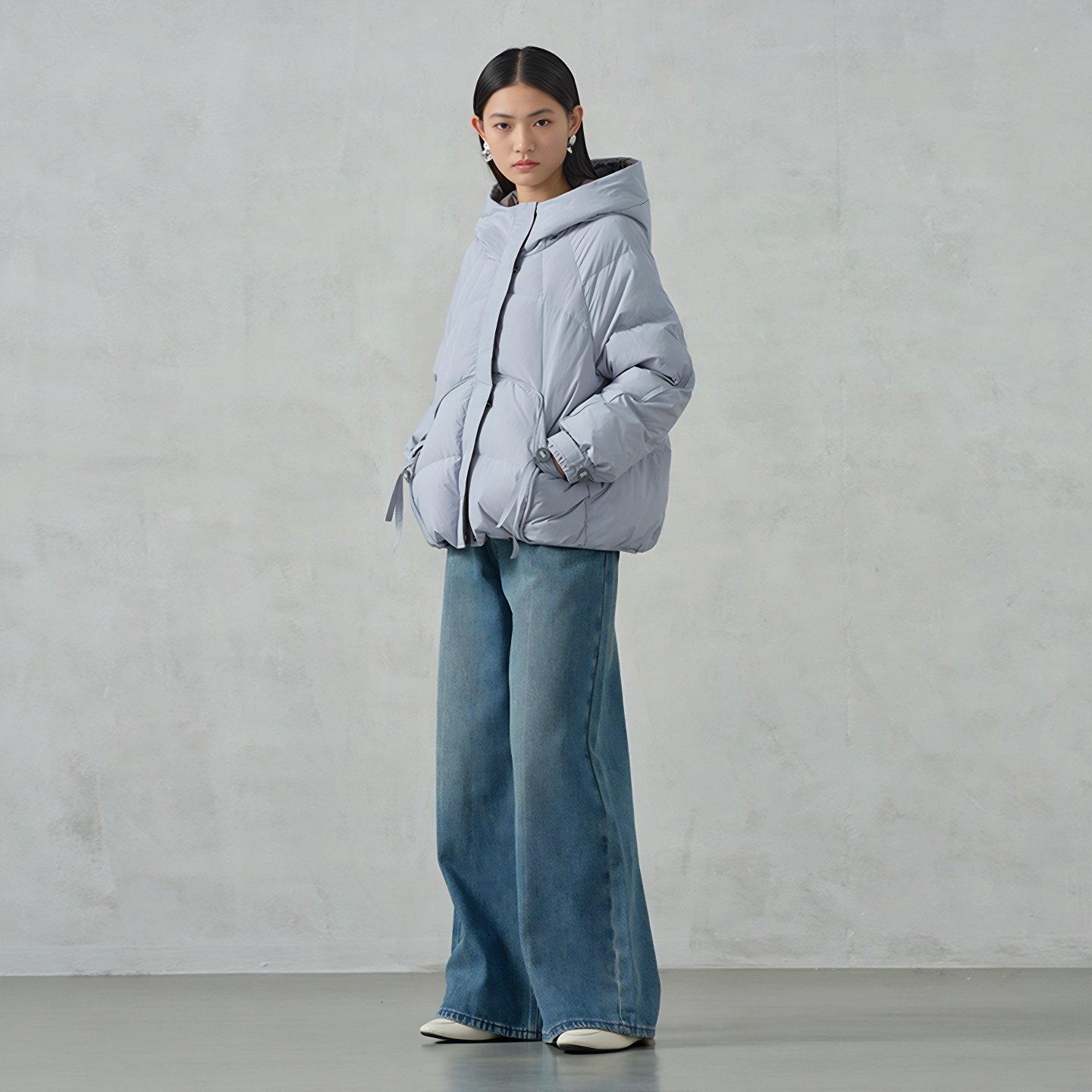 【商场同款】阿依莲时尚连帽短款羽绒服女休闲宽松白鸭绒保暖外套,淘宝优惠券,粉丝福利购,淘宝优惠卷