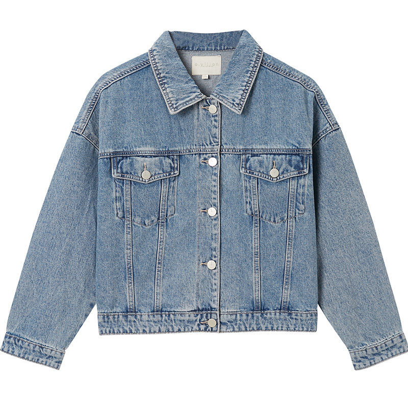 阿依莲2020秋季新款牛仔外套潮上衣 ayilian短外套