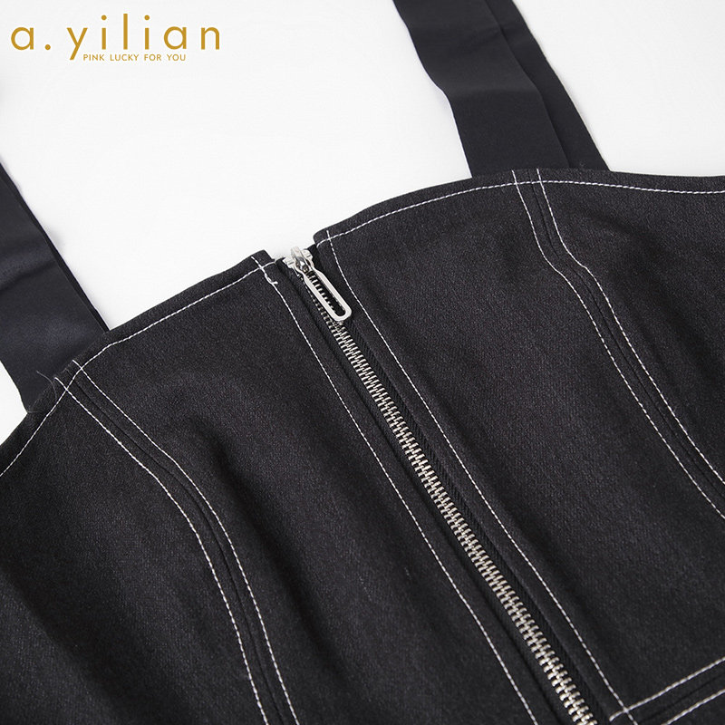 阿依莲2020新款秋季气质韩版连衣裙 ayilian连衣裙