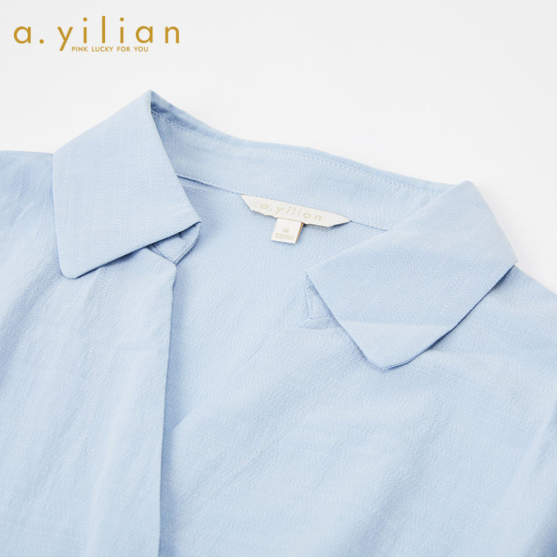 阿依莲女夏2020新款气质收腰连衣裙 ayilian连衣裙