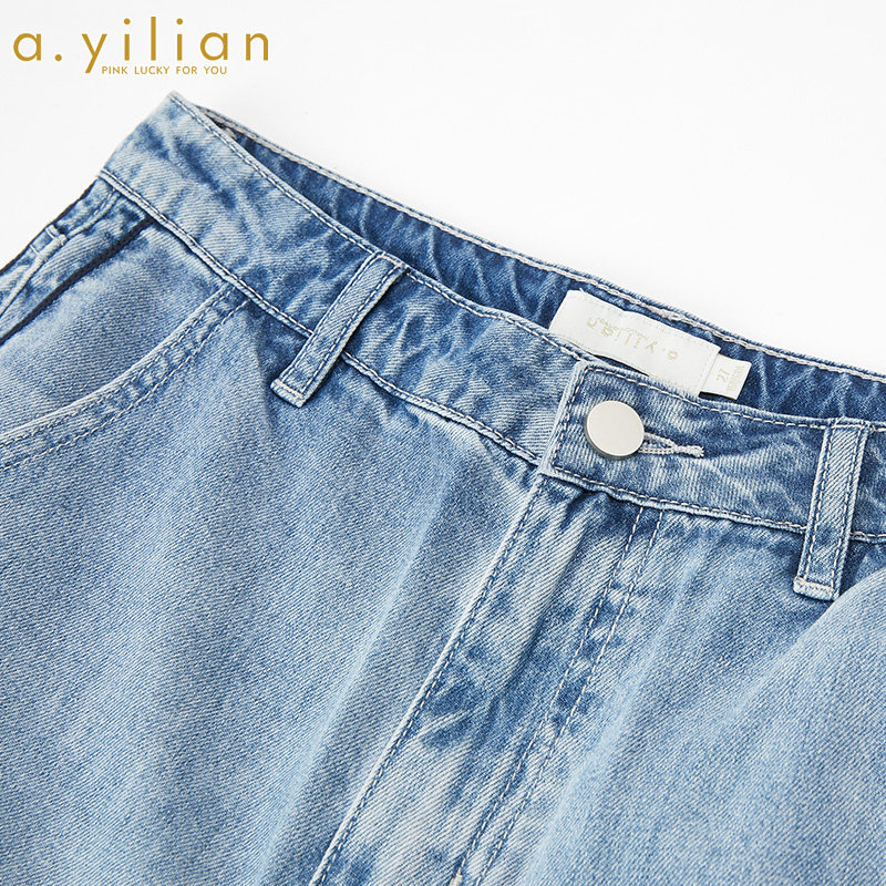 阿依莲2020 ayilian牛仔裤